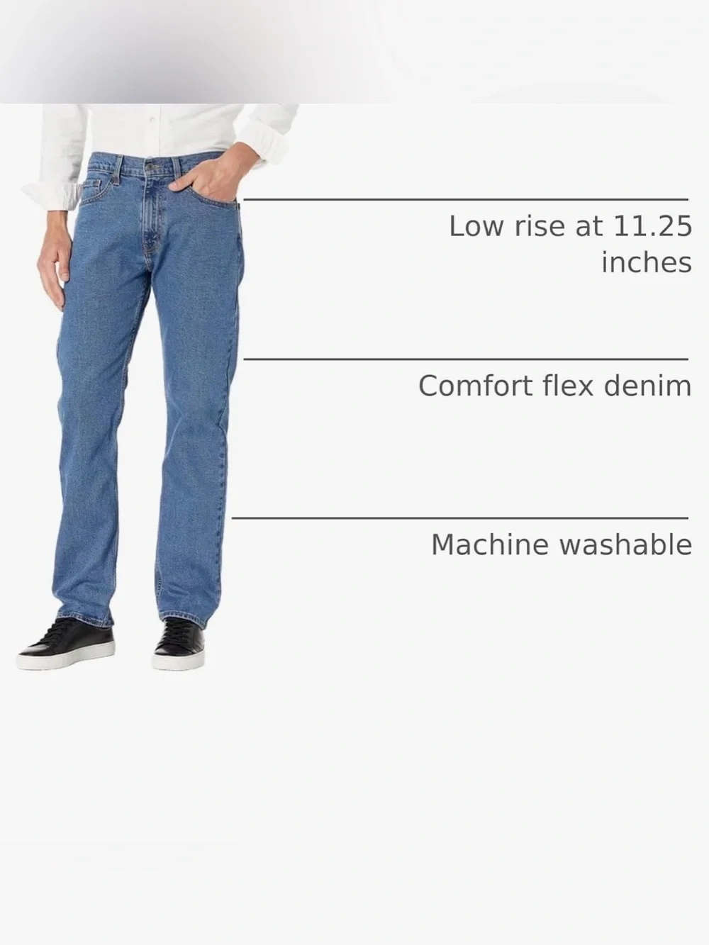 Signature by Levi Strauss Men's Light Blue Bootcut Jeans
